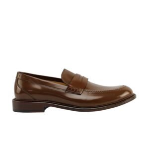 TESTONI - 8 UK - 42 IT - "Vietri" Loafer Shoes Brush Off Calf Espresso - Loafers - Size: EU 42 - New in box