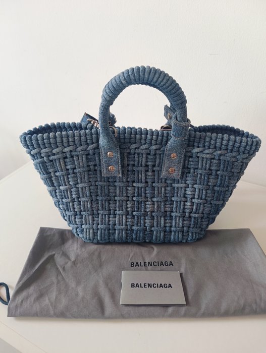 Balenciaga - Borsa intrecciata denim - Bag - Image 7