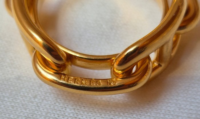Hermès - Brass with Permabrass finishing. - Scarf ring - Image 3