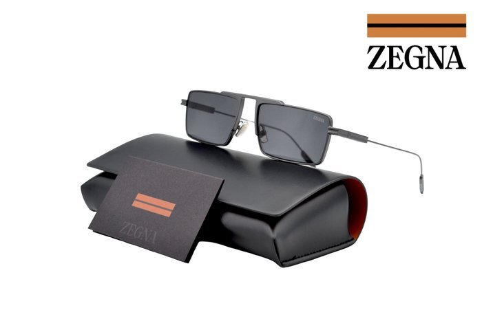 Ermenegildo Zegna - Made in Italy - EZ0233 09A - Silver Metal Frame Design - Cat*3 Lenses - *New* - Sunglasses