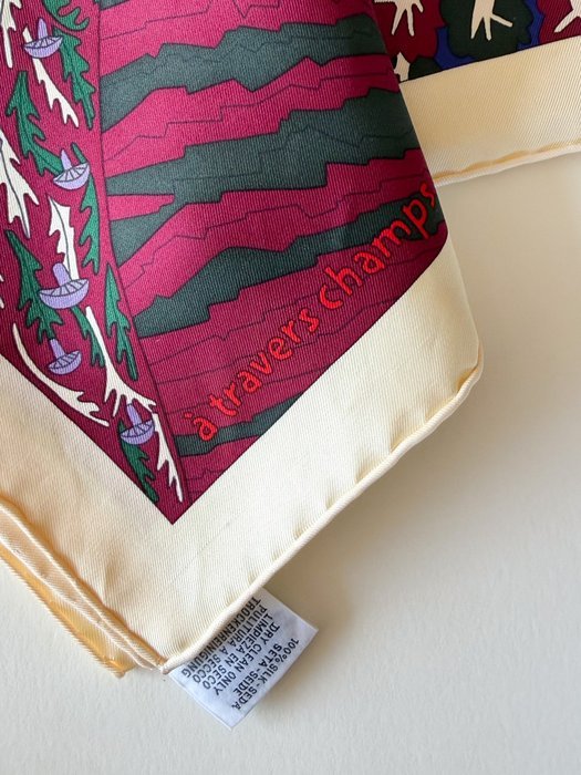Hermès - A travers champs - Scarf - Image 3