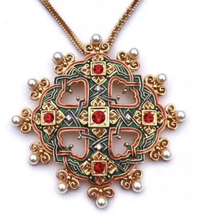 Camrose & Kross - Gold-plated - Necklace - Vintage JBK Celtic - Image 2