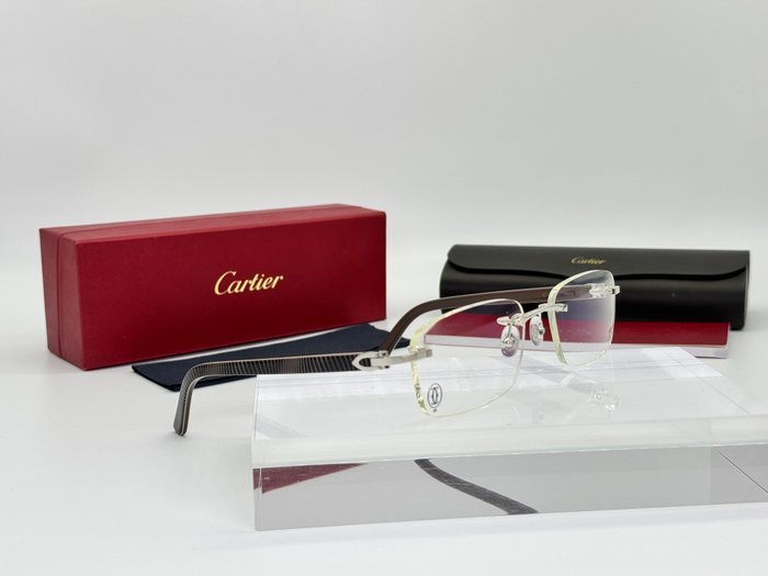 Cartier - C Decor Line Brown Gold Planted 18k - Sunglasses - Image 2