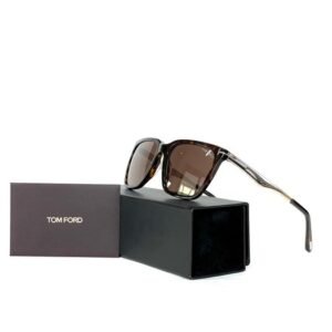 Tom Ford - Garret, TF0862/S-52E, Cat: *3, Classic Wayfarer Gold & Havana, Brown Smoke AR+, Signature T temples - Sunglasses