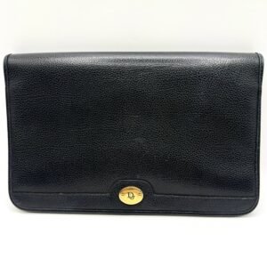 Christian Dior - Vintage Logo Navy Clutch Bag - Clutch bag
