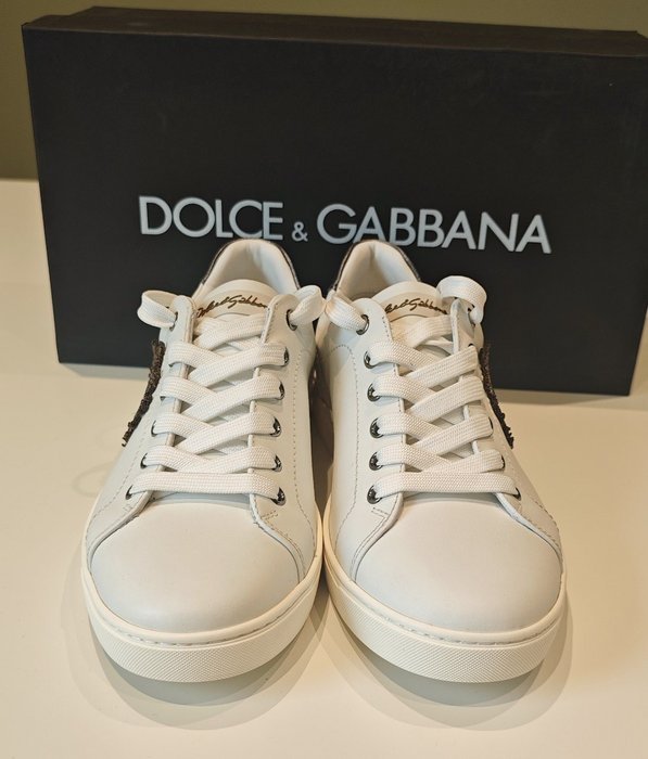 Dolce & Gabbana - Heart patch leather sneakers - Sneakers - Size: EU 39 - New with tags - Image 8