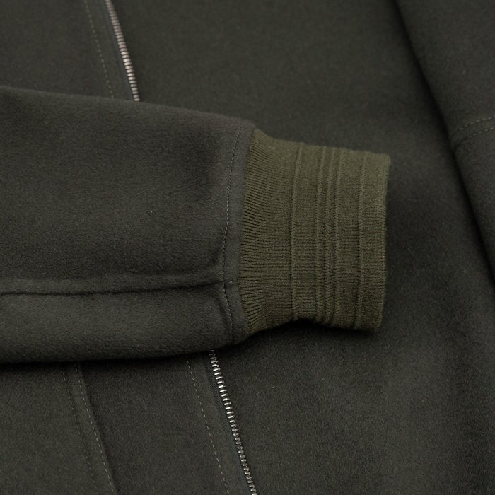 ISAIA NAPOLI - 50 IT - Varsity Bomber Jacket Dark Green 100% Cashmere - Bomber jacket - New with tags - Image 3