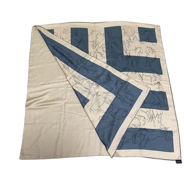 Hermès - Silk and Wool - Stole (Shawl) - Image 5