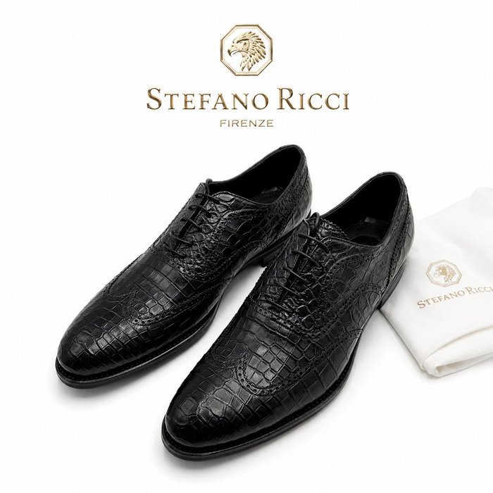 Stefano Ricci - Lace-up shoes - Size: EU 41 - New in box - Image 4