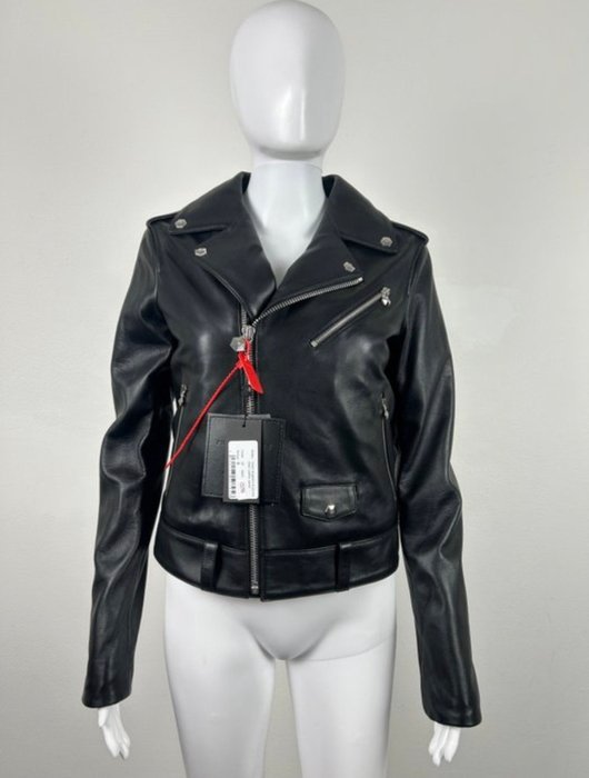Philipp Plein - Biker Chiodo jacket - Retail €3850 - With Logo - Leather jacket - New with tags - Image 2