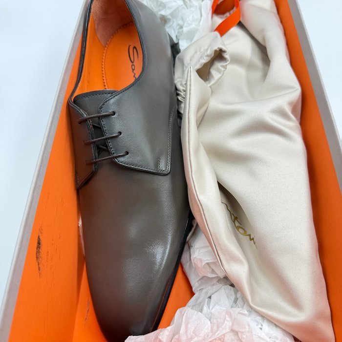 Santoni - Lace-up shoes - Size: EU 40 - New in box - Image 7