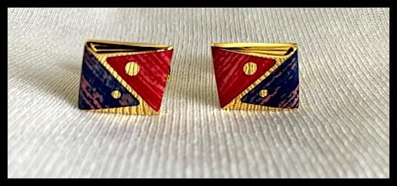 Yves Saint Laurent - Gold-plated - Cufflinks - Image 6