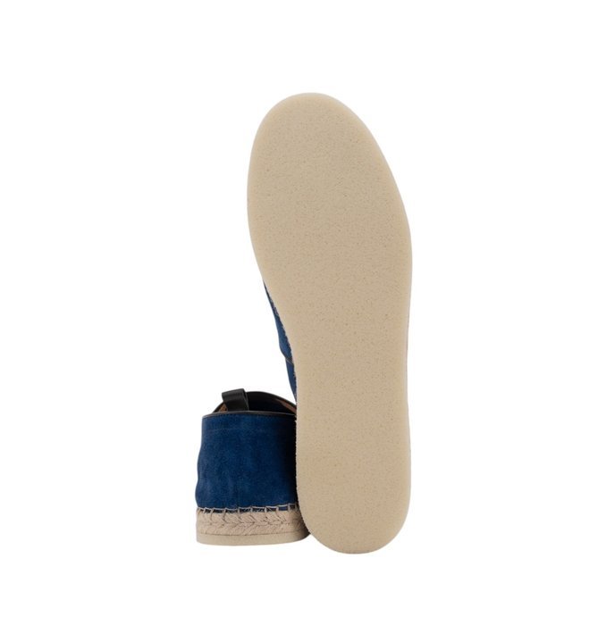 TESTONI - 10 UK - 44 IT - "Capri" Espadrillas Unlined Suede Sea - Loafers - Size: EU 44 - New in box - Image 5