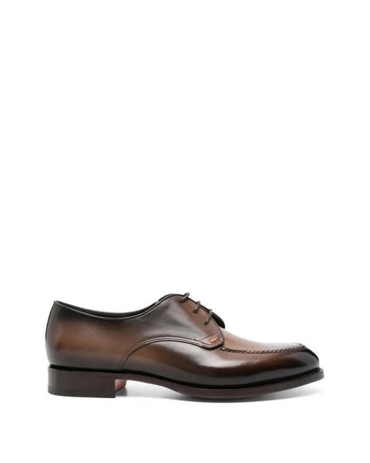 Santoni - Lace-up shoes - Size: EU 41.5 - New in box - Image 3