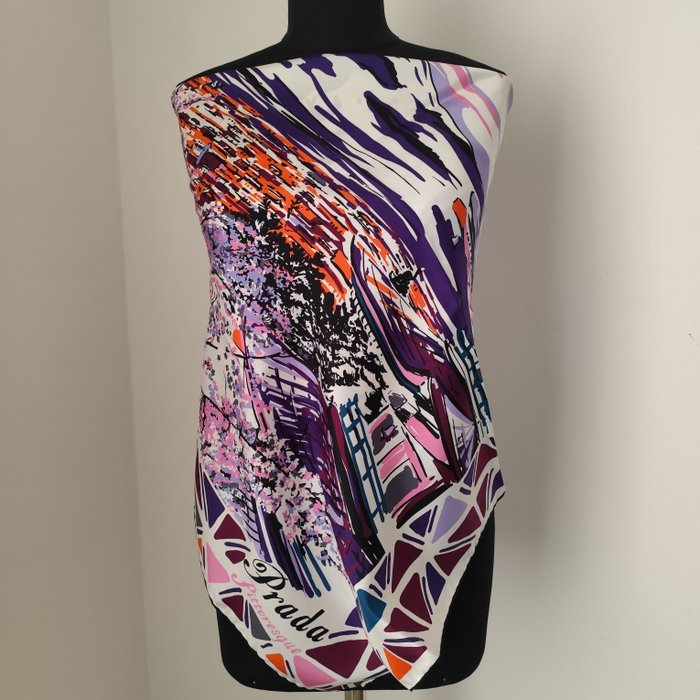 Prada - Pittoresque TOKYO 90x90 - Foulard - Image 7