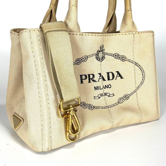 Prada - Canapa 2-way Canvas - Handbag