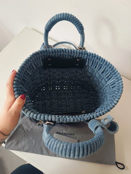 Balenciaga - Borsa intrecciata denim - Bag - Image 5