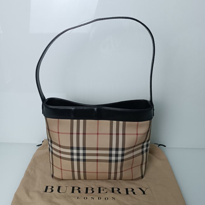 Burberry - Borsa a Spalla Burberry London in tela Haymarket Check - Handbag - Image 6