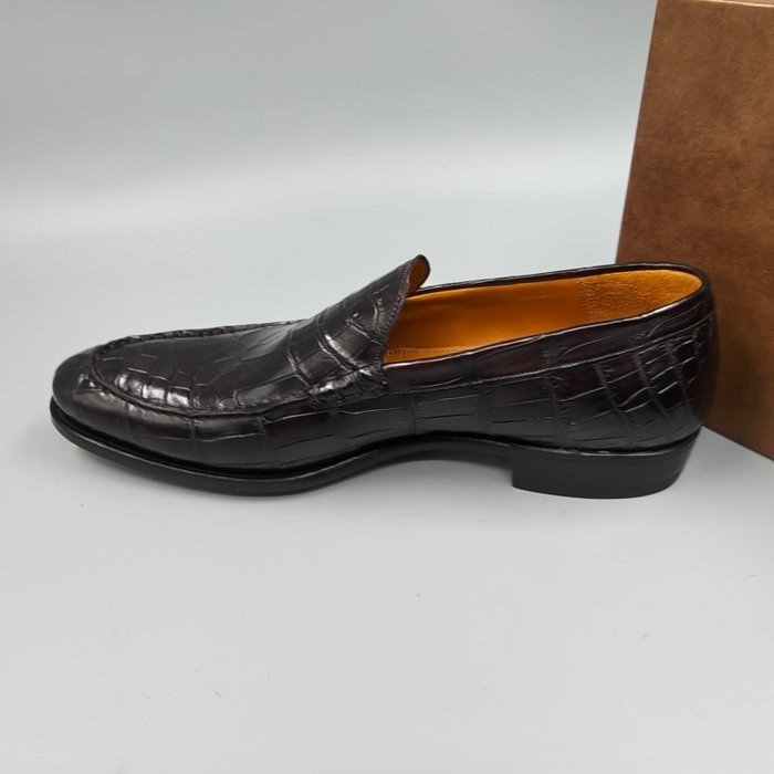 Mauro Volponi-Crocodile-UK10.5 - Loafers - Size: EU 44.5 - New in box - Image 6