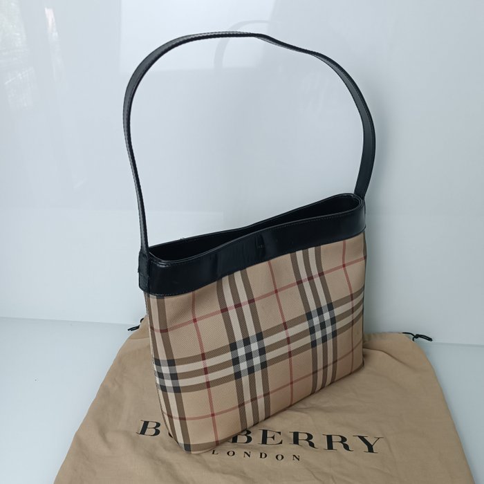Burberry - Borsa a Spalla Burberry London in tela Haymarket Check - Handbag - Image 4