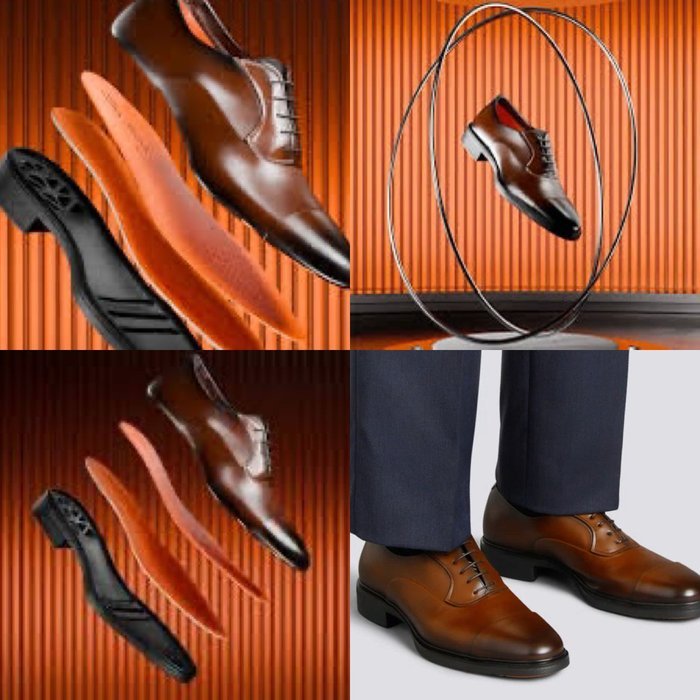 Santoni - Lace-up shoes - Size: EU 42 - New in box - Image 3