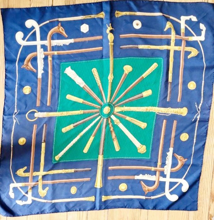 Hermès - Cannes et Pommeaux - Foulard - Image 4