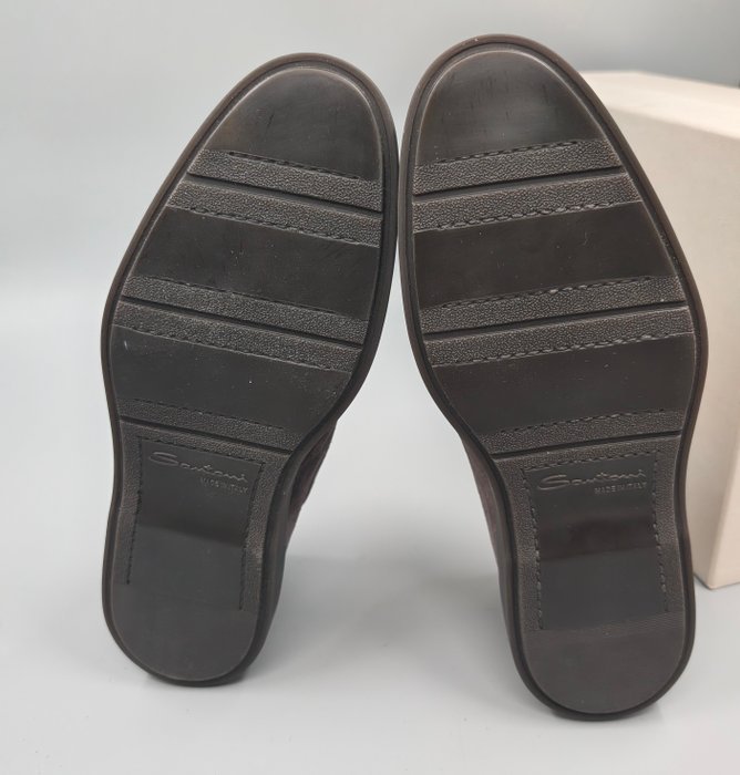 Santoni-UK5.5-With real Fur - Loafers - New in box - Image 8