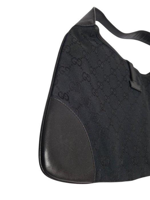 Gucci - Jackie Black Monogram Vintage Handbag - Bag - Image 6