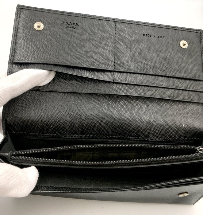 Prada - Large Saffiano Leather - Wallet - Image 6