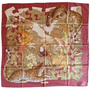 Salvatore Ferragamo - Stampa "Jungle/Puzzle" - Foulard