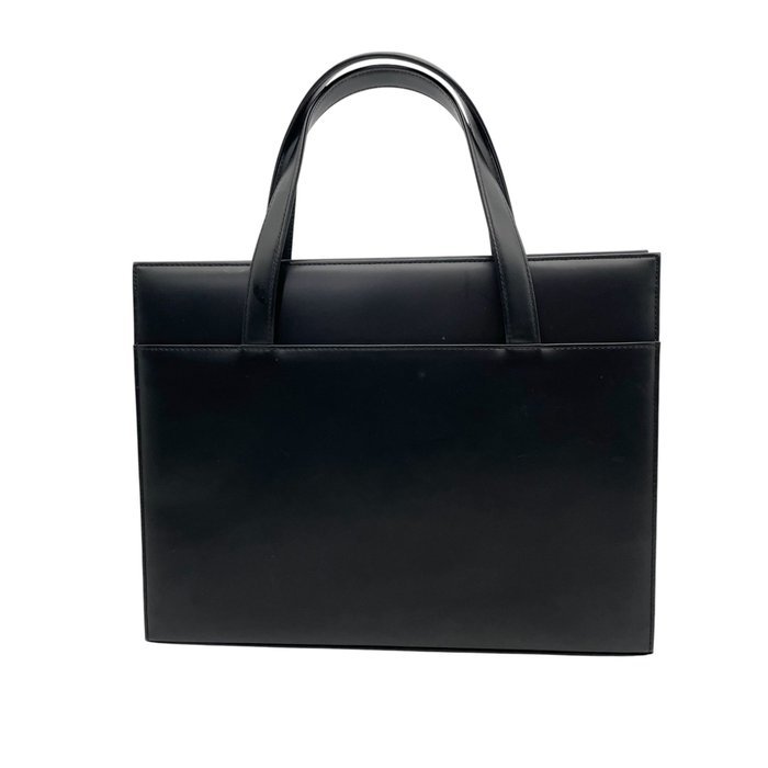 Burberry - Burberry Nova Check Stripe Leather Business Tote Bag - Handbag - Image 3