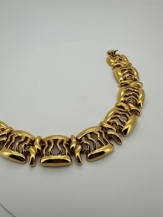 Monet - Gold-plated - Bracelet - 1980s - Image 5