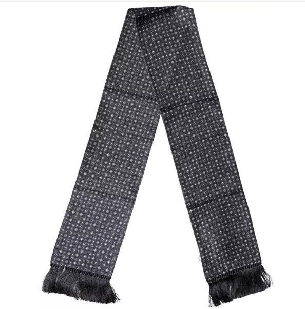 Dolce & Gabbana - Fringed geometric silk scarf - Scarf - Image 7