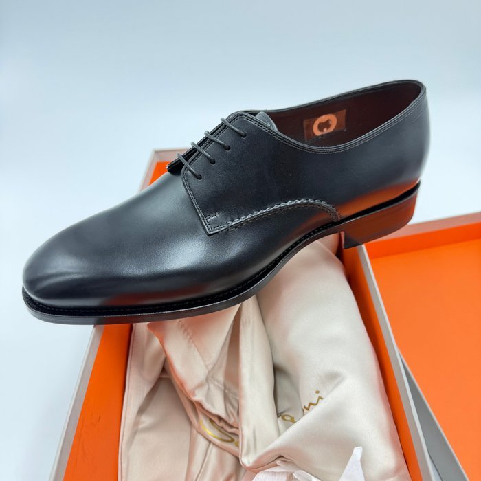 Santoni - Lace-up shoes - Size: EU 42 - New in box - Image 7