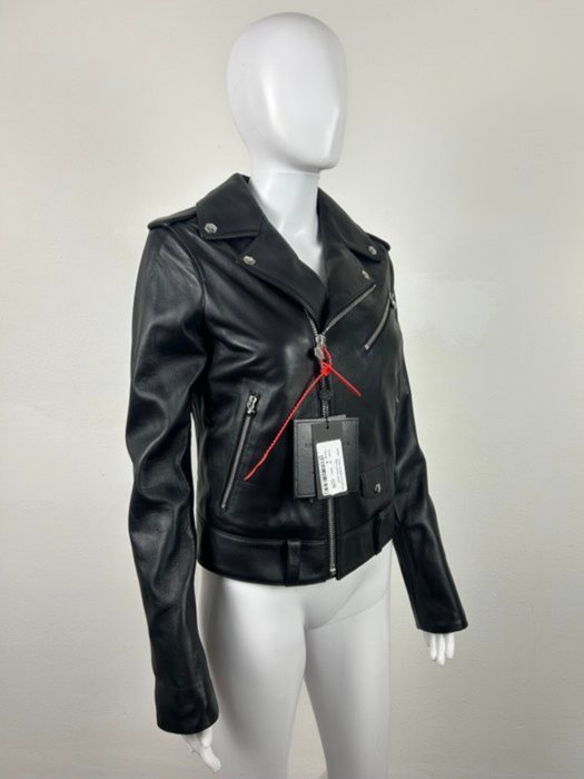 Philipp Plein - Biker Chiodo jacket - Retail €3850 - With Logo - Leather jacket - New with tags - Image 3