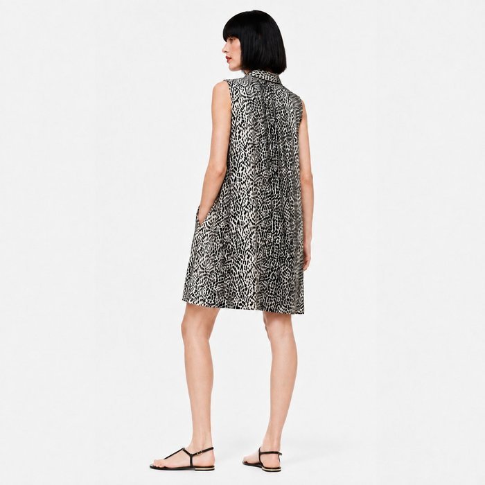 Saint Laurent - by Hedi Slimane – 100%silk -leopard printed- size 36FR (S) - Dress - Image 3