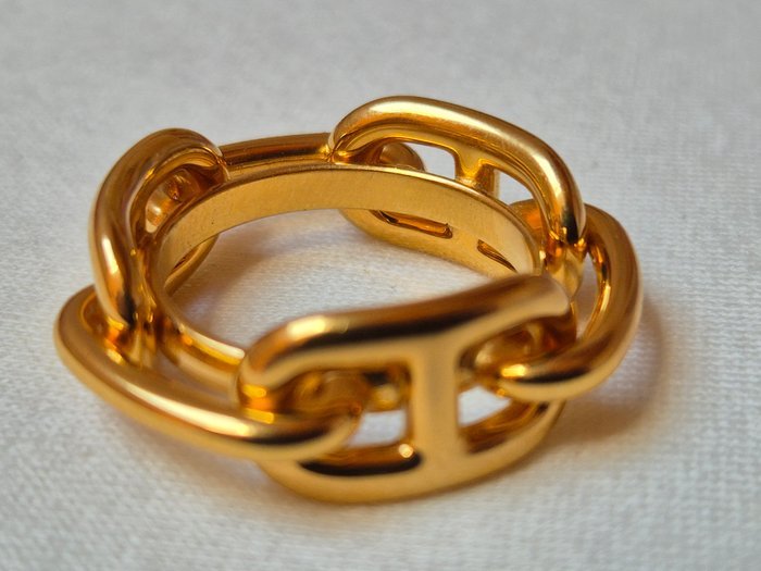Hermès - Brass with Permabrass finishing. - Scarf ring - Image 7