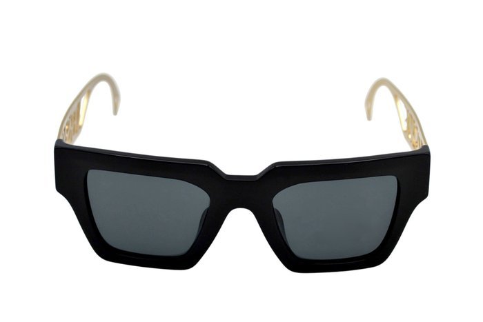 Versace - VE4431 - Made in Italy - Black Acetate & Gold Metal Design - *New Sunglasses* - Sunglasses - Image 4