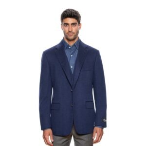 BELVEST Blue Pure Cashmere Jacket + Vest Double Breasted - 58 IT - Blazer - New with tags