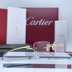 Cartier - Panthere Gold Planted 18k 100% Genuine - Spectacles