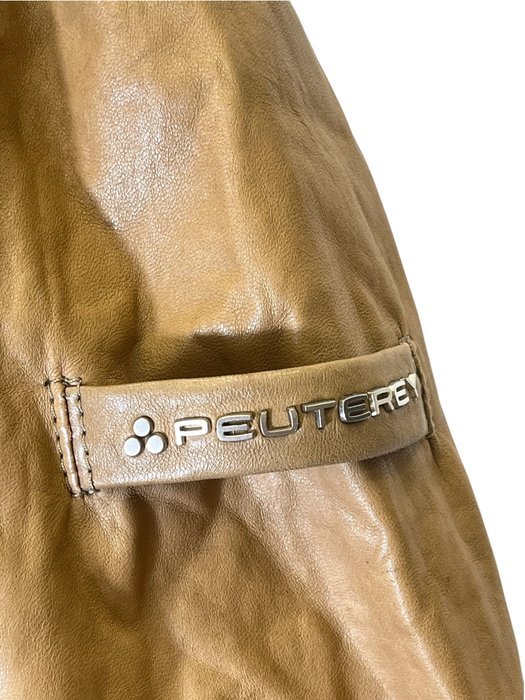 PEUTEREY Glamour Jacket Coat Genuine 100% Leather Exclusive Chic Collection Tg. M - Slim Fit - Coat - Image 4