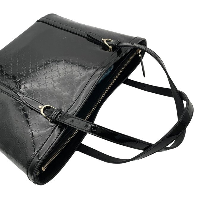 Gucci - Gucci Microguccissima Nice Patent Leather Tote Bag - Handbag - Image 5