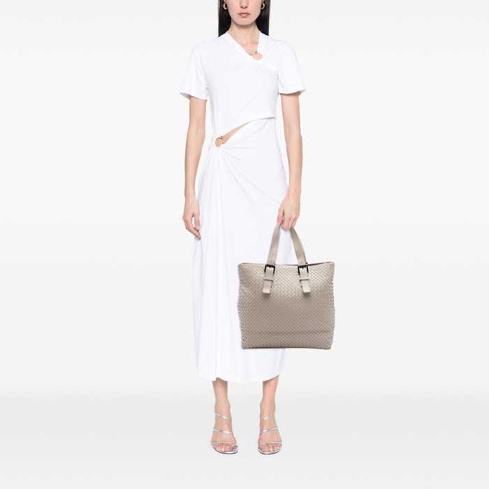 Bottega Veneta - Nappa Intrecciato Belted Tote - Bag - Image 6
