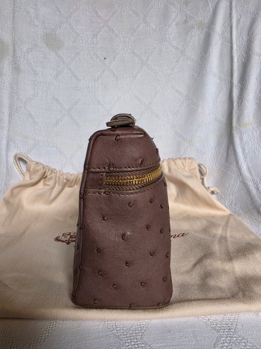 Loro Piana - L19 Extra Bag in Struzzo - Crossbody bag - Image 4