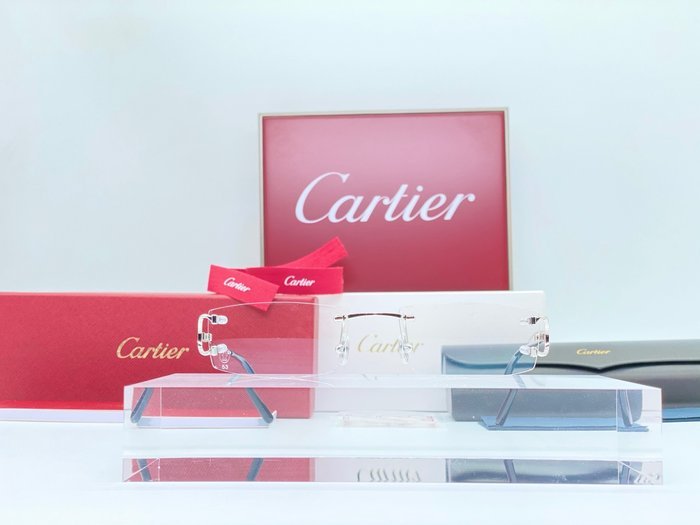 Cartier - Piccadilly Silver Gold Planted 18k - Spectacles - Image 4