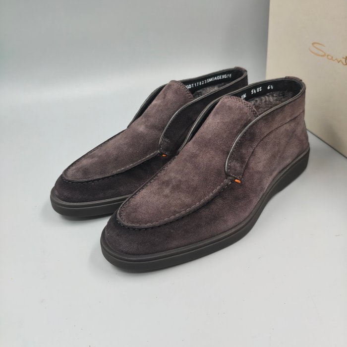 Santoni-UK5.5-With real Fur - Loafers - New in box - Image 3