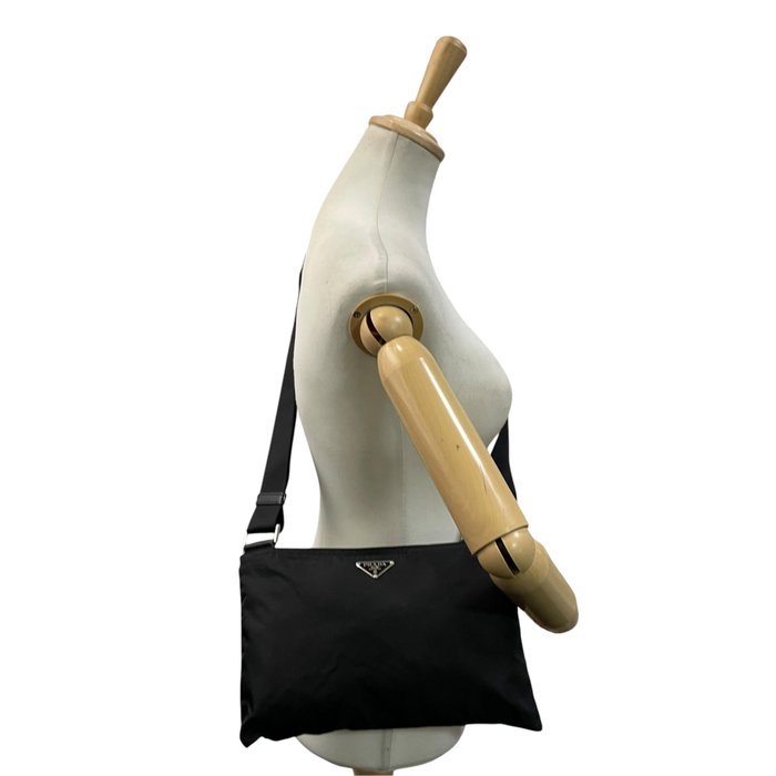 Prada - Prada Triangle Logo Nylon Shoulder Bag - Shoulder bag - Image 4